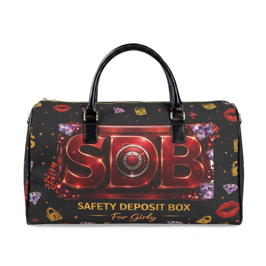 Safety Deposit Box Leather Travel Bag — Women's Weekend Duffel