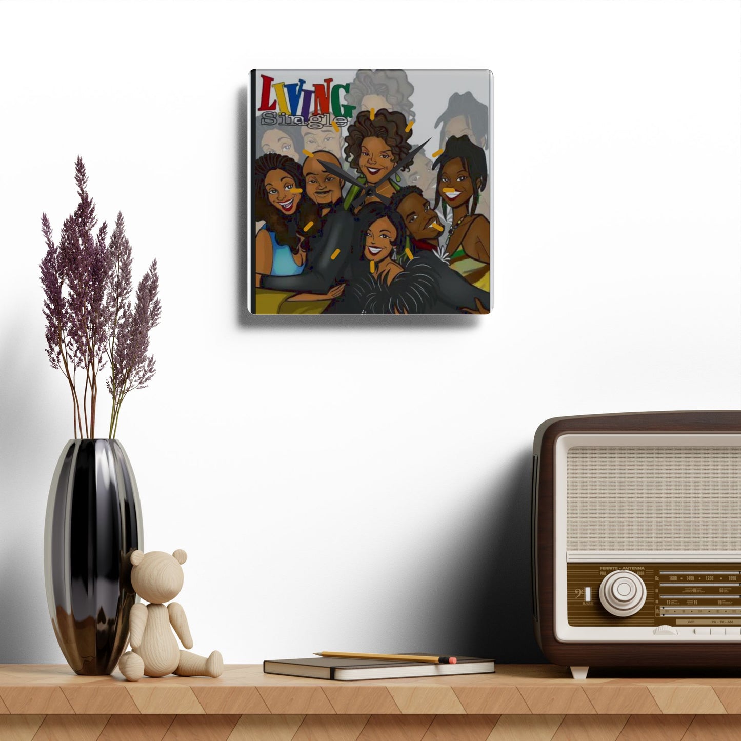 Living single-Acrylic Wall Clock