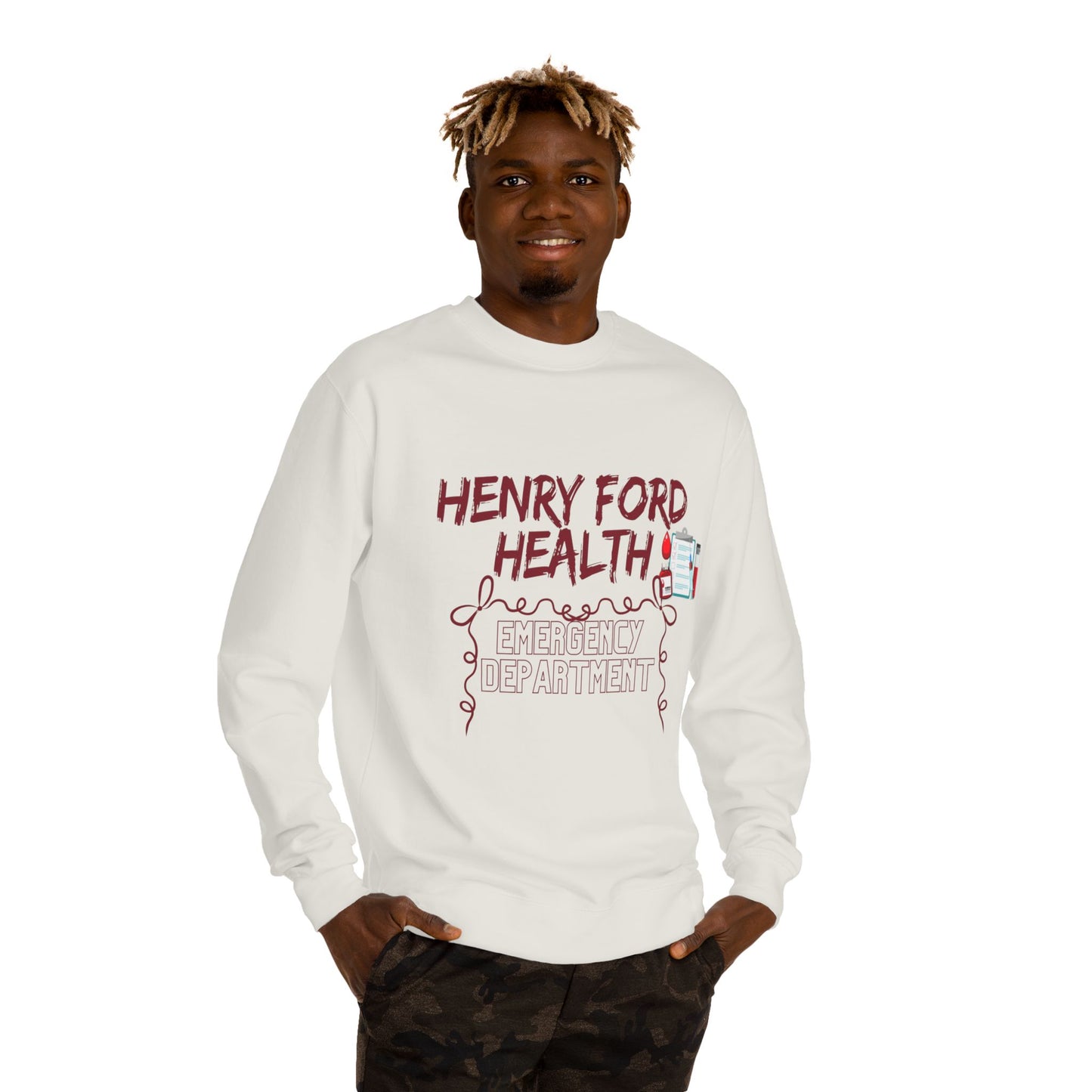 Vinetta Henry Ford Health Unisex Crew Neck Sweatshirt, Comfortable Sweater, Gift for Healthcare Workers, Casual Wear, Inspirational Apparel, [...]