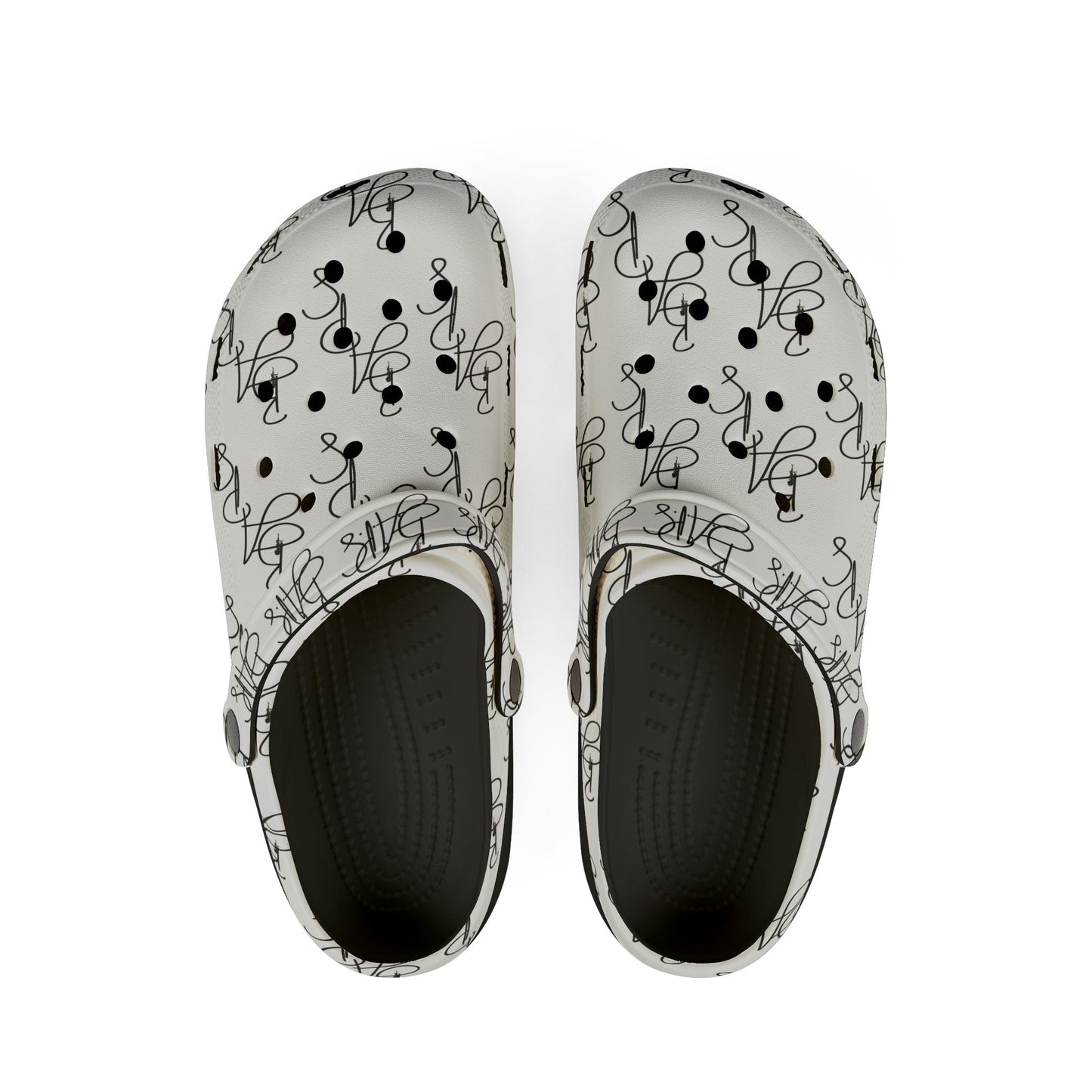 B.a.p.s crocs- with Script Heart Pattern