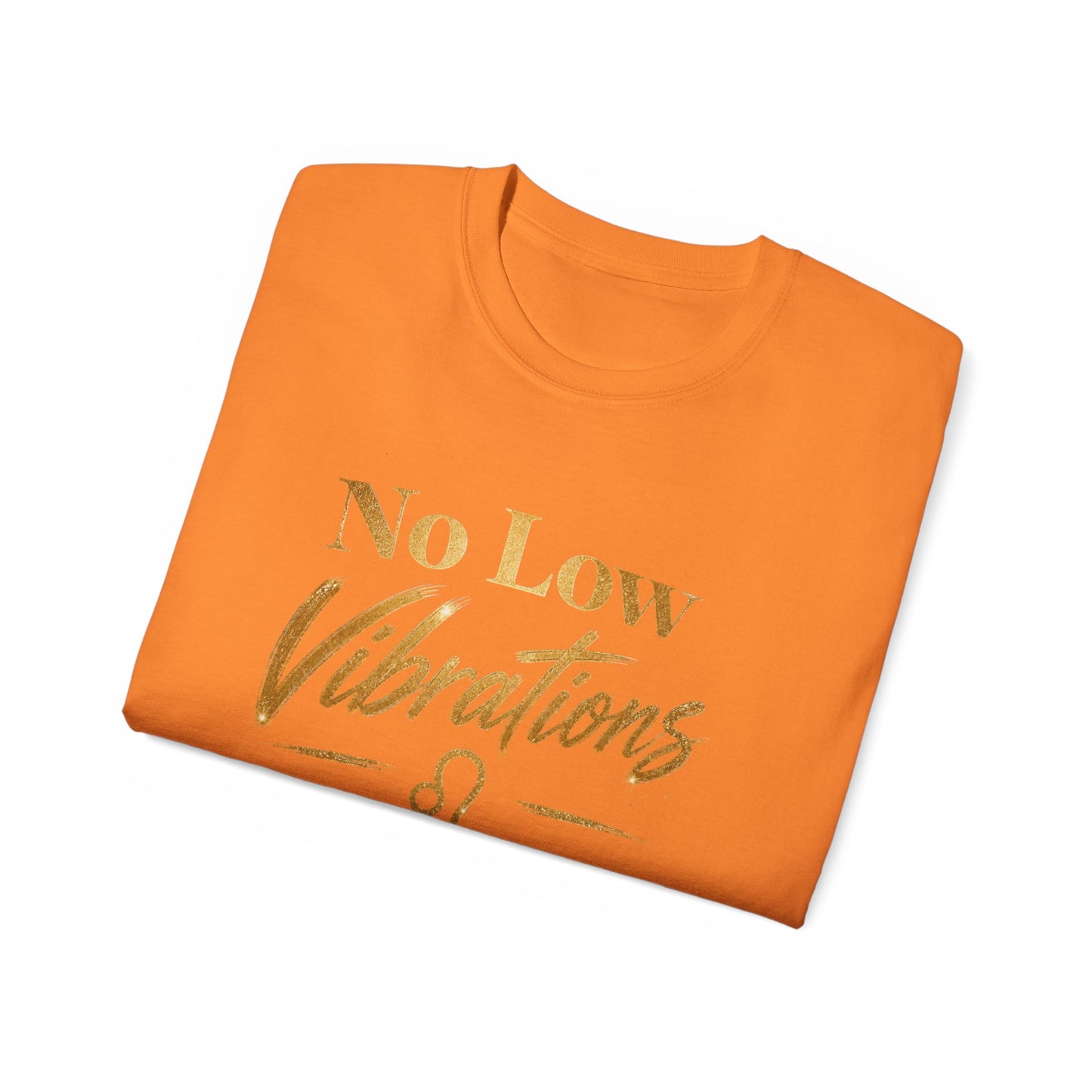 No Low Vibrations Tee — Leo Zodiac Horoscope Graphic Shirt