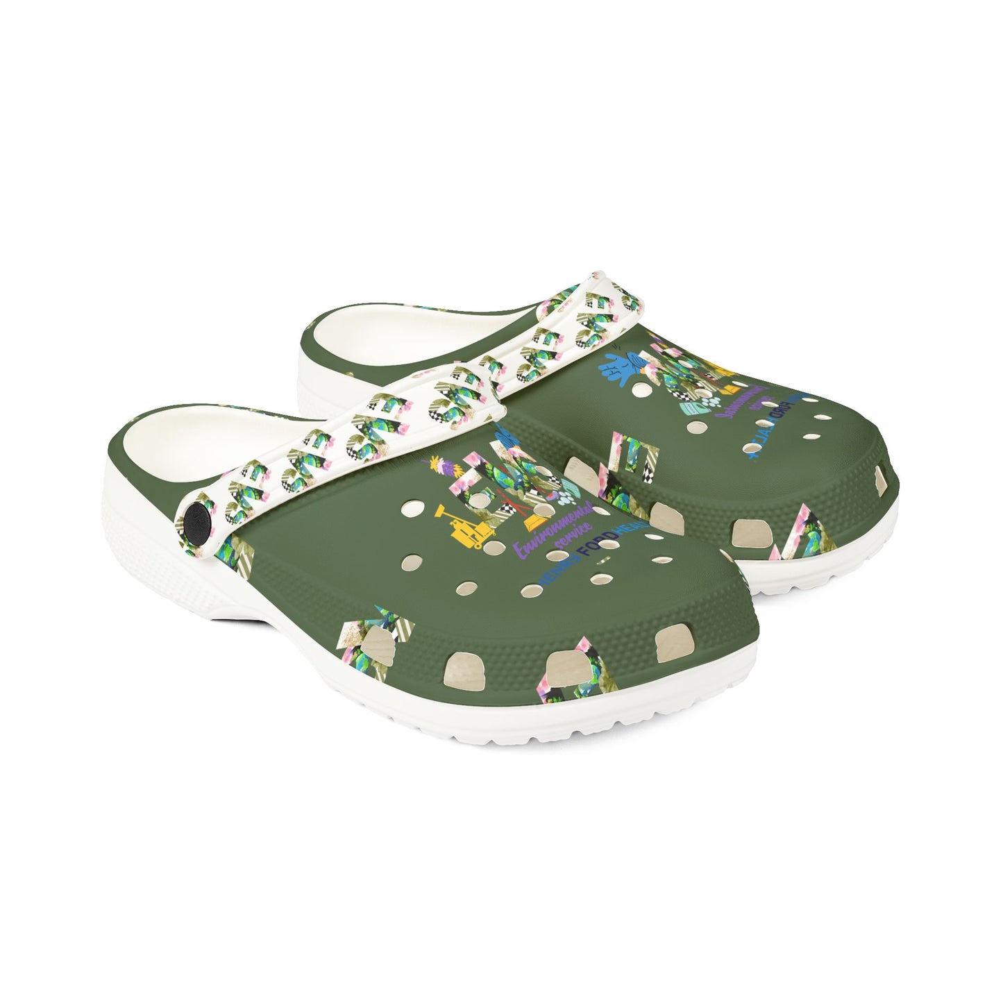 EVS Foam Rubber Shoes for Comfort, Fun and Playful Vibes, Perfect for Summer Outings, Pool Days, Garden Use, Parties, [...]