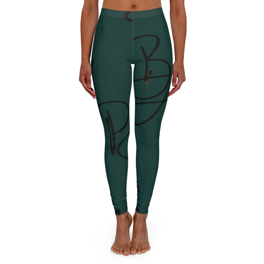 B.a.p.s-Diva green High-Waist Women’s Leggings — Everyday Activewear Yoga Pants
