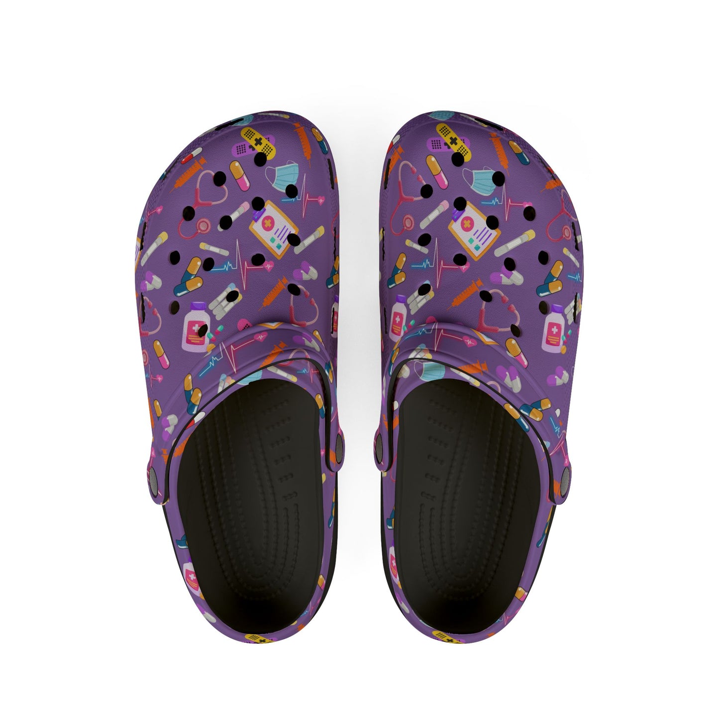 Colorful crocs medical supplies Foam Rubber Shoes - Fun Footwear for Home, Garden, and Beach, Trendy Slip-Ons for Summer, Gift for Friends, Party [...]