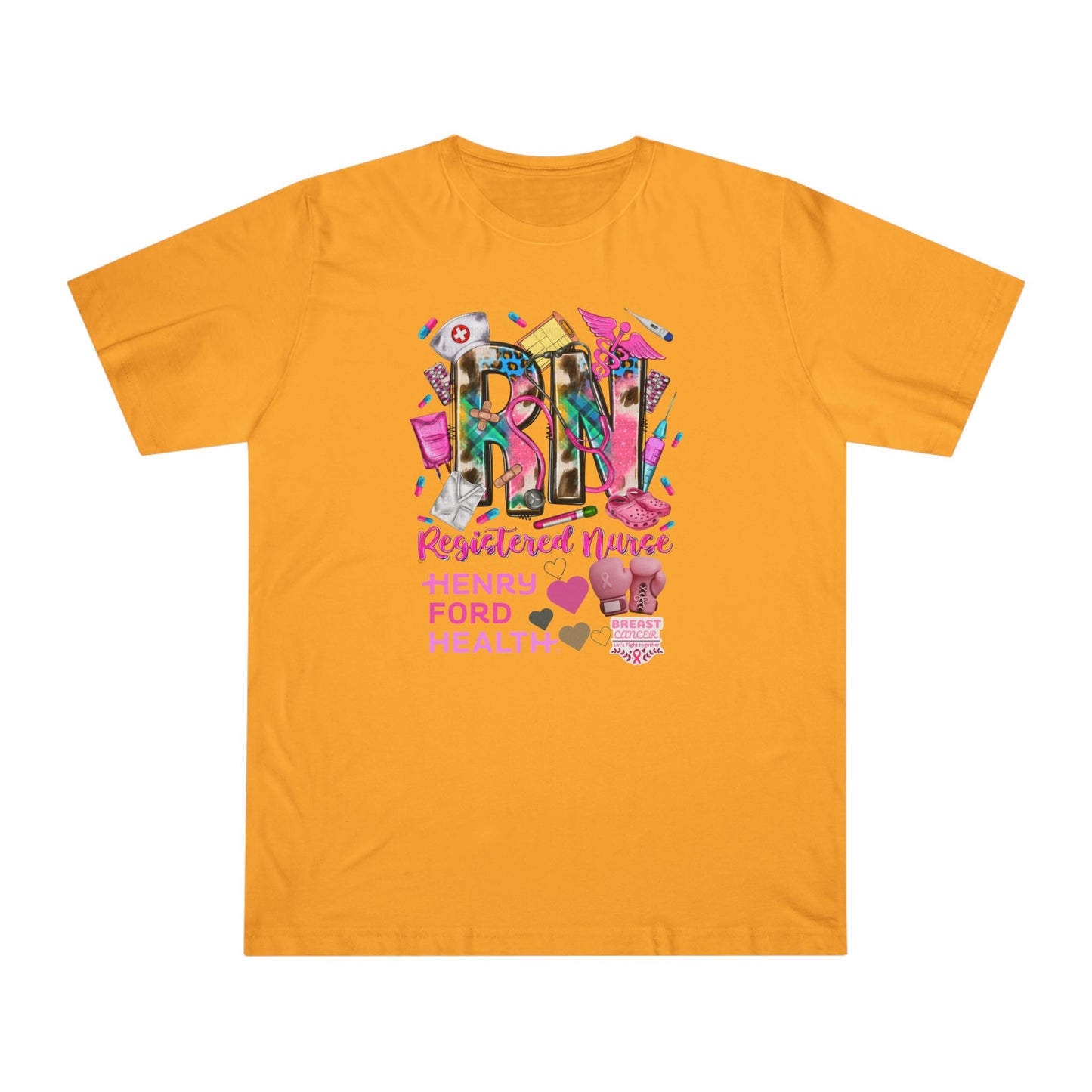 Nurse Pride Unisex T-Shirt, RN Registered Nurse Tee, Healthcare Appreciation Gift, Medical Profession Shirt, Fun Nurse Shirt