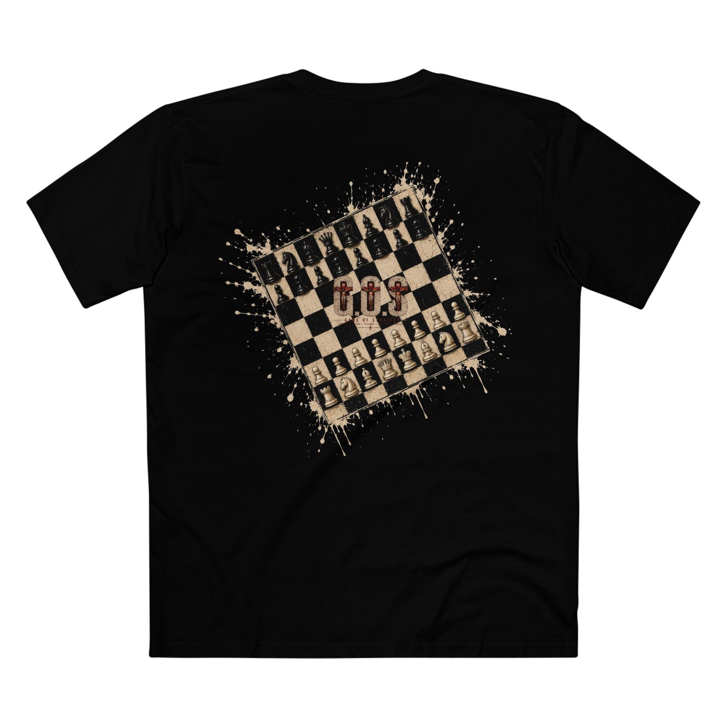 Game of Strategy Chess T-Shirt — Vintage Crossboard Graphic Tee