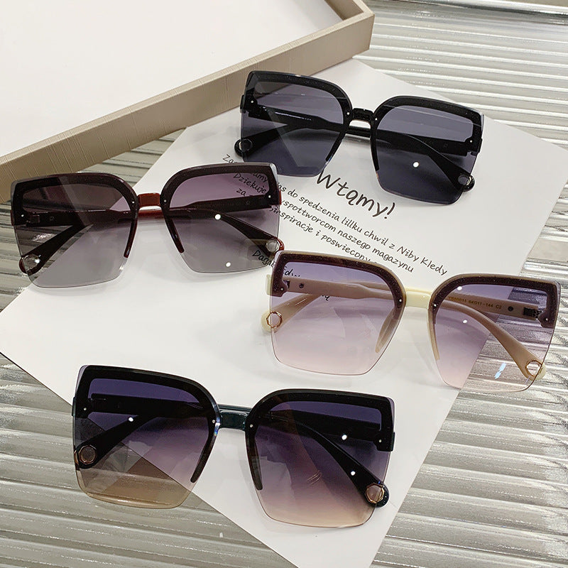 2026 Women's Oversized Diamond-Studded Sunglasses