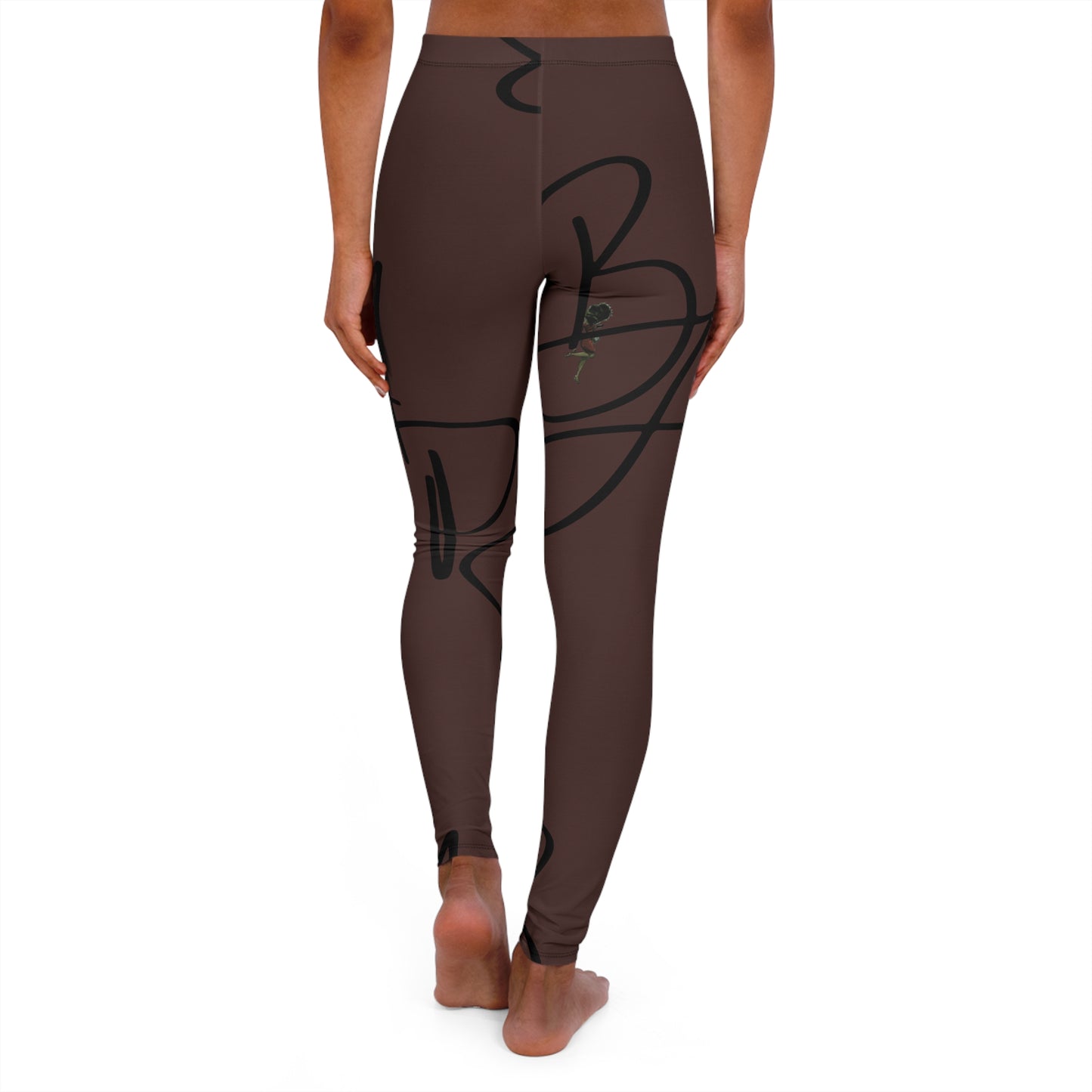 B.a.p.s-Diva Brown High-Waist Women’s Leggings — Everyday Activewear Yoga Pants