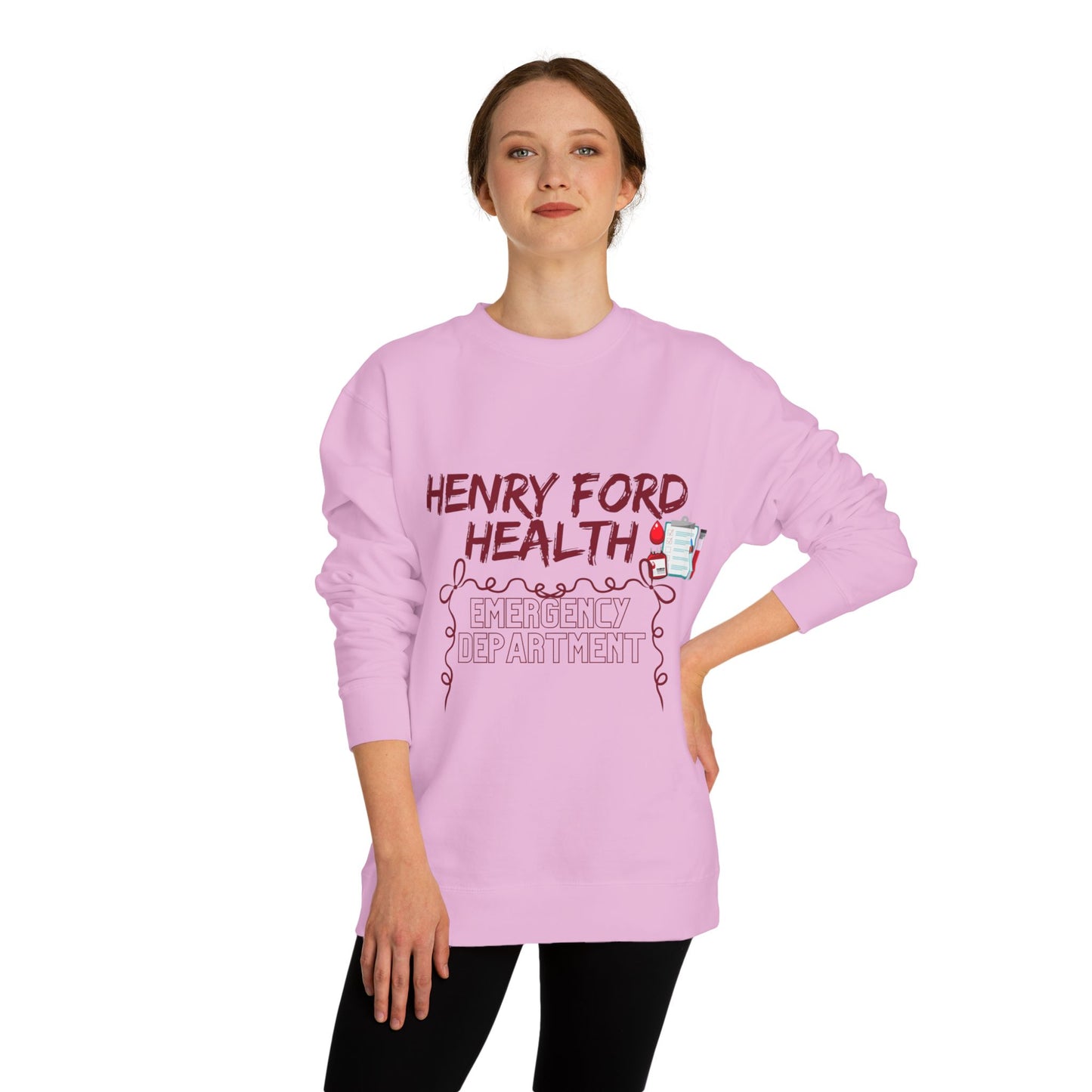 Vinetta Henry Ford Health Unisex Crew Neck Sweatshirt, Comfortable Sweater, Gift for Healthcare Workers, Casual Wear, Inspirational Apparel, [...]