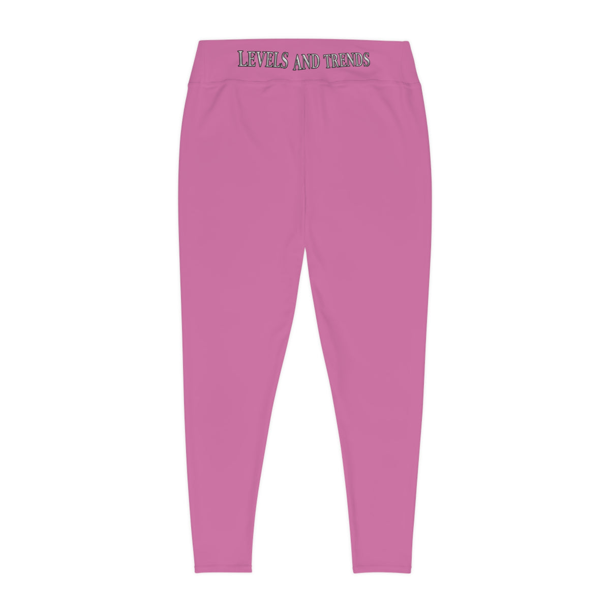 Plus Size Leggings —pink  'Levels and Trends' All-Over Print