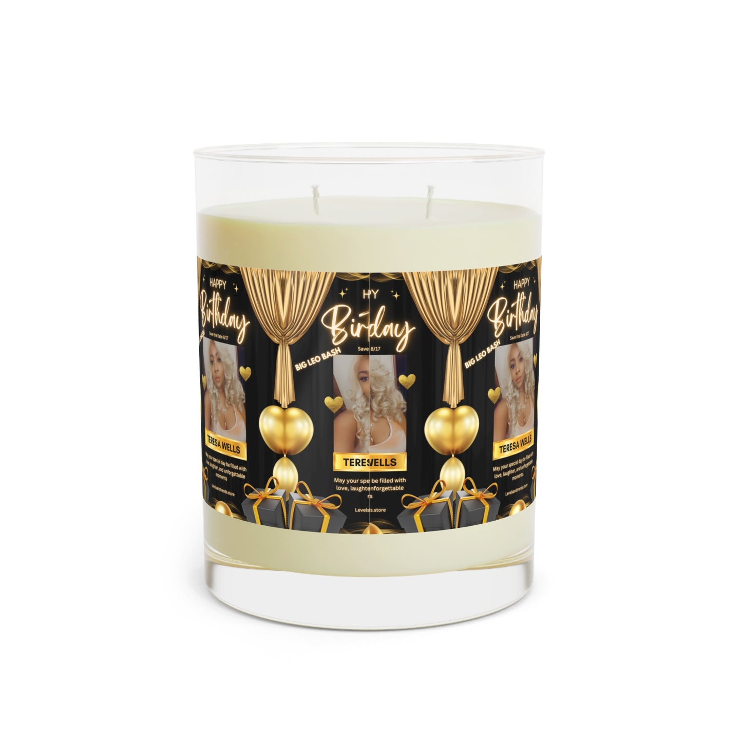 Scented Candle - Full Glass, 11oz