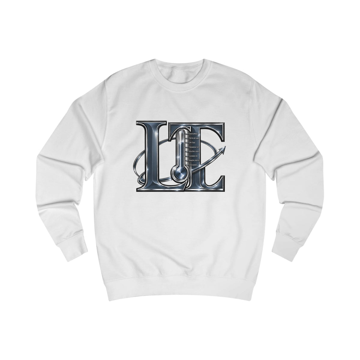 LT Monogram Sweatshirt — Vintage Metallic Lettering (Lewis and Friends)