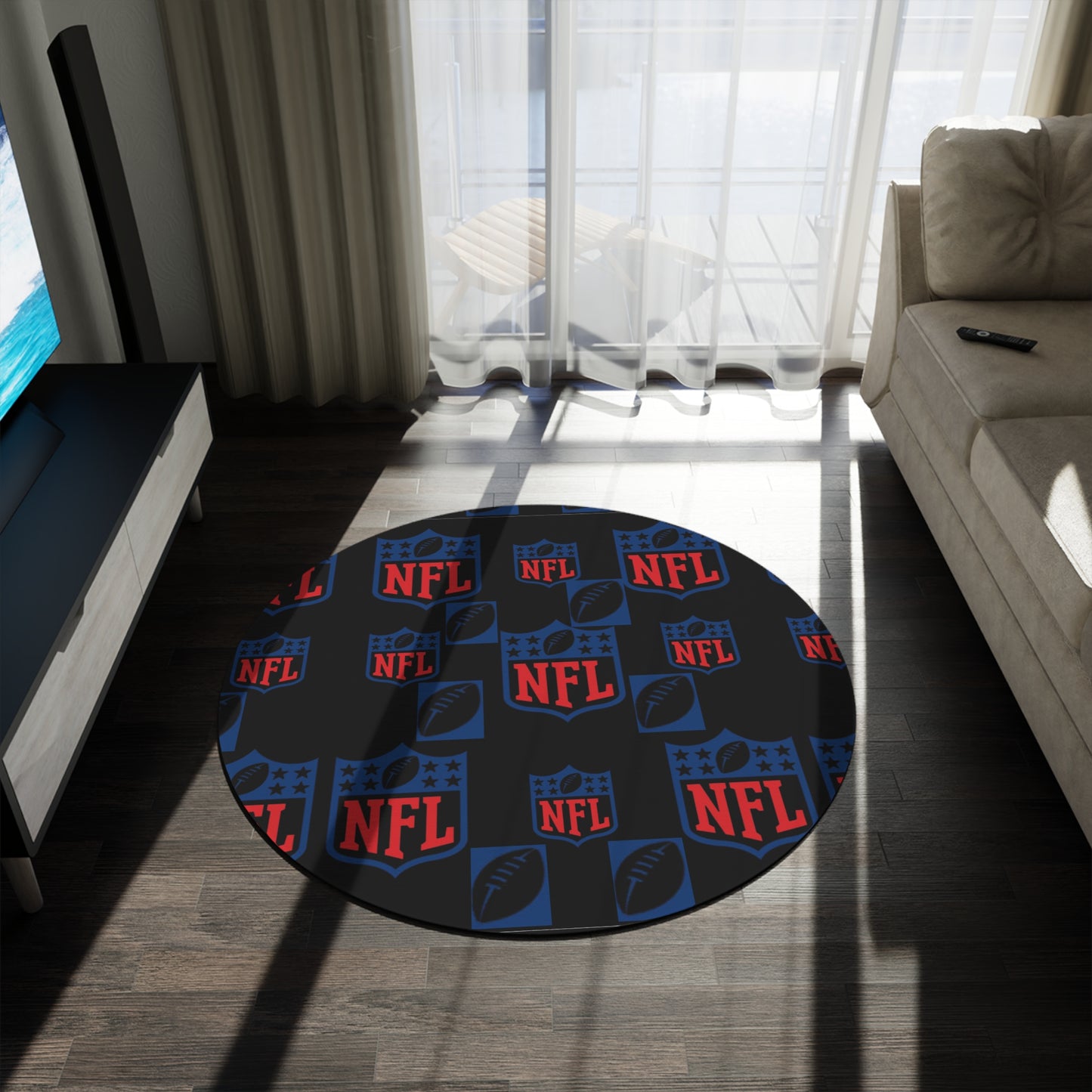 Sports- Round Rug
