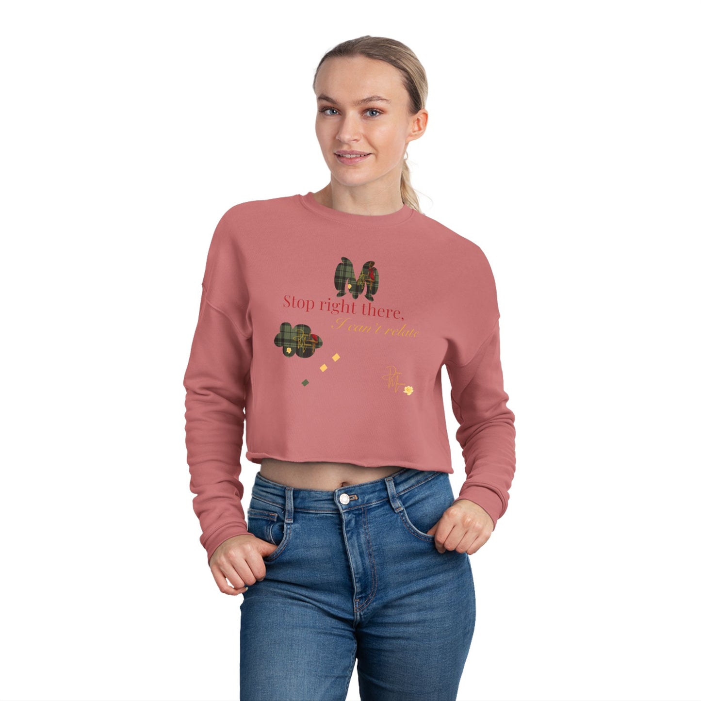 Divas Mission-Women's Cropped Sweatshirt