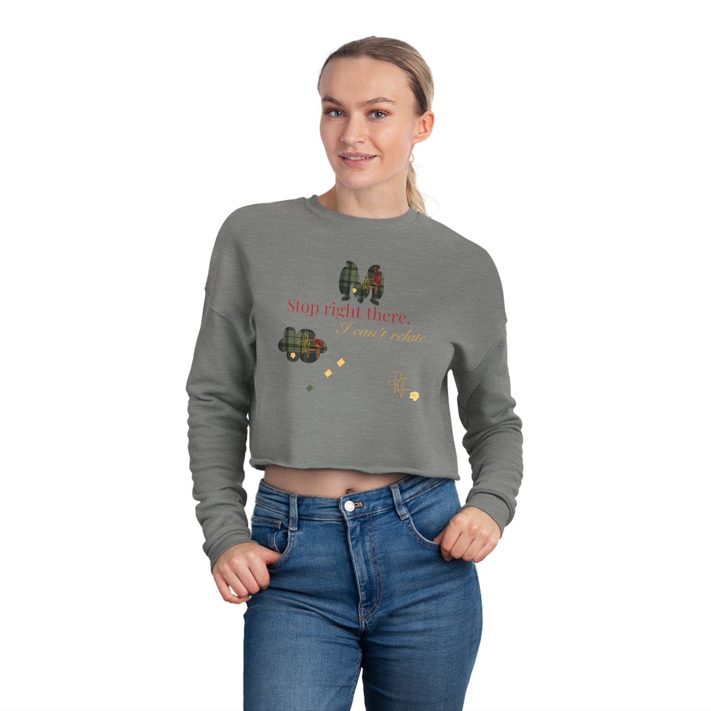 Divas Mission-Women's Cropped Sweatshirt