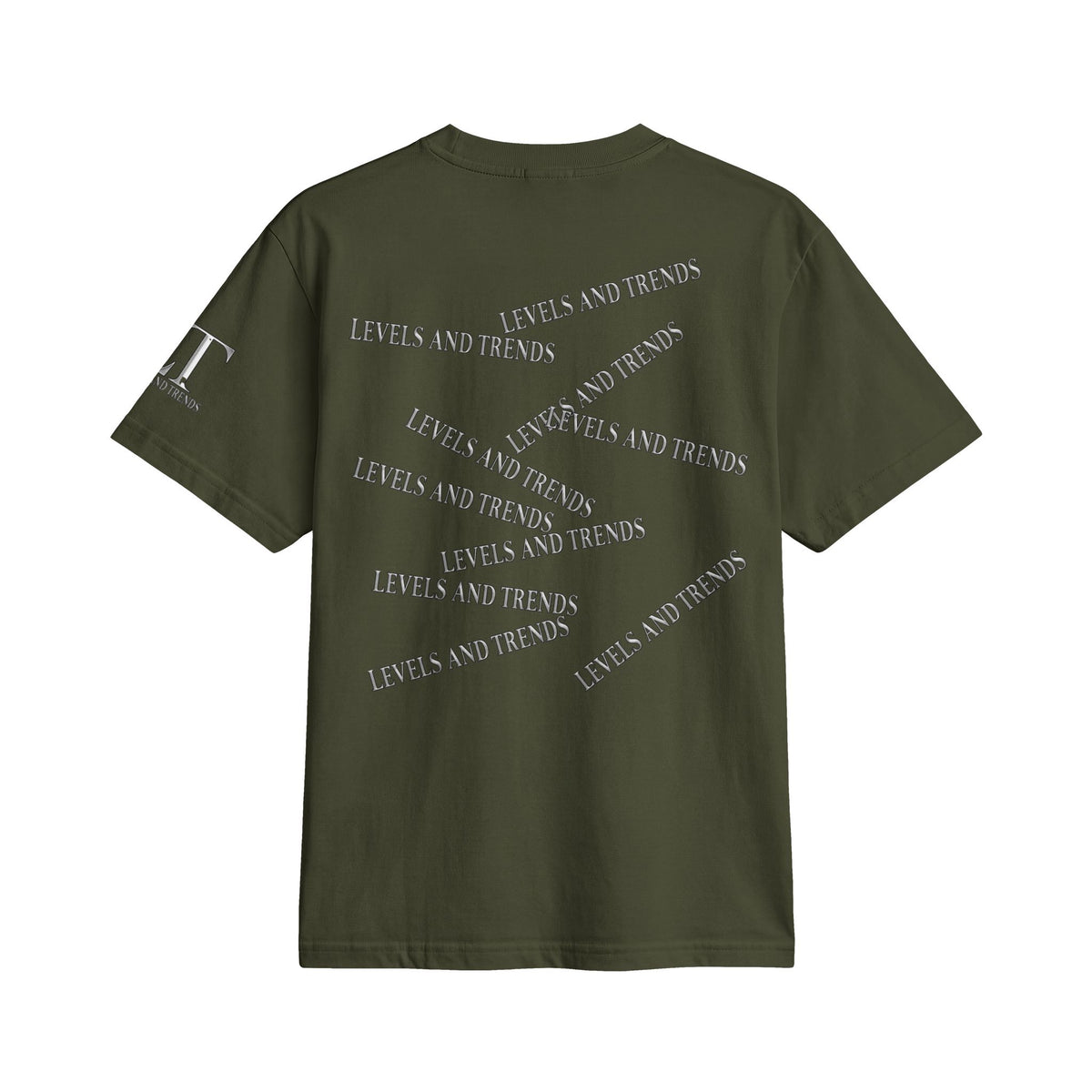 Levels and trends Active Unisex T‑Shirt — Minimal White Athletic Tee