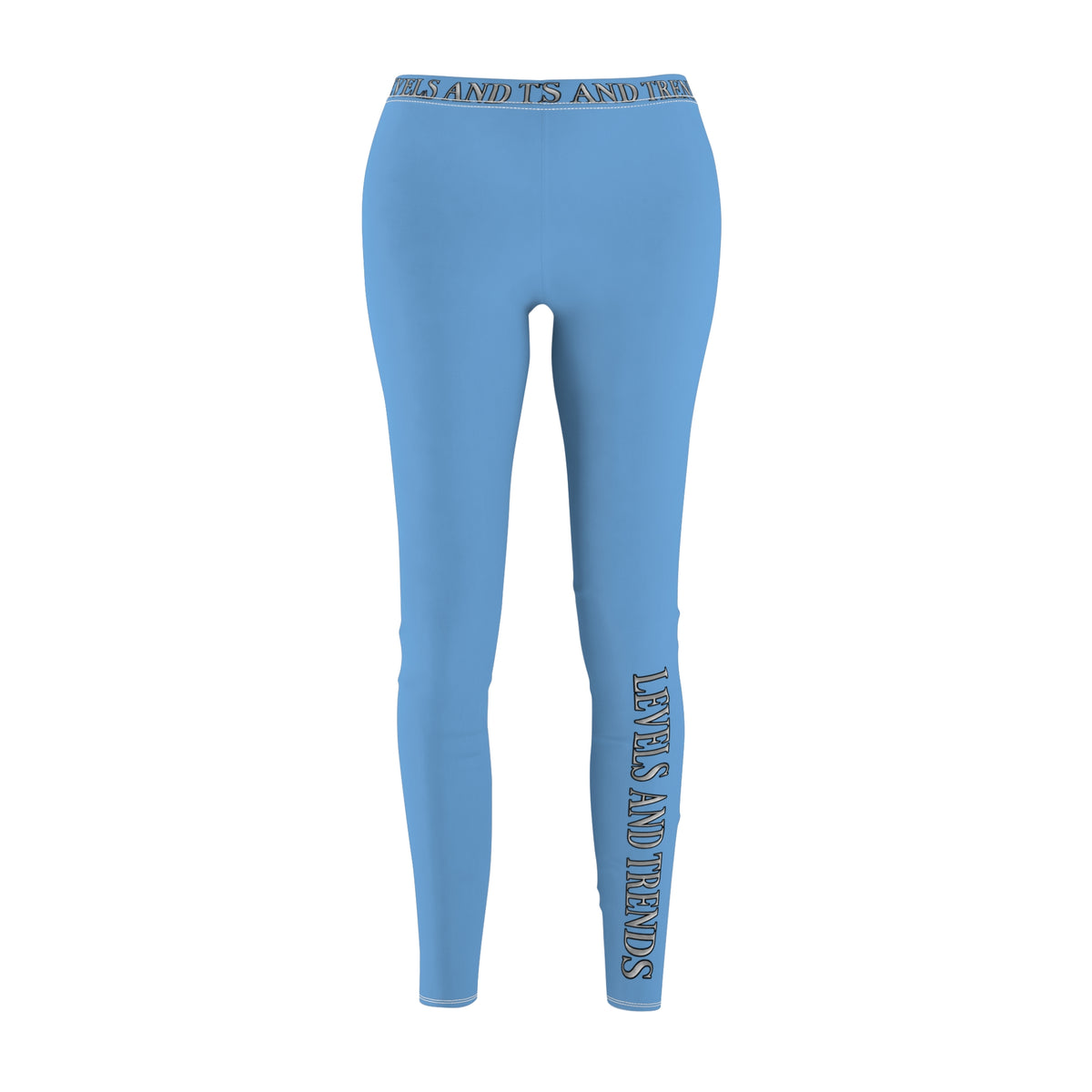 Blue Levels and Trends Leggings — All-Over Printed Casual Women's Leggings