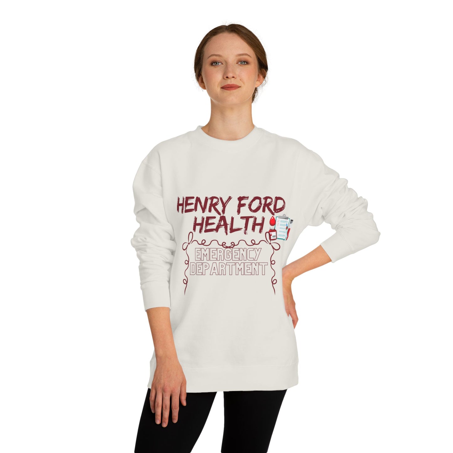 Vinetta Henry Ford Health Unisex Crew Neck Sweatshirt, Comfortable Sweater, Gift for Healthcare Workers, Casual Wear, Inspirational Apparel, [...]