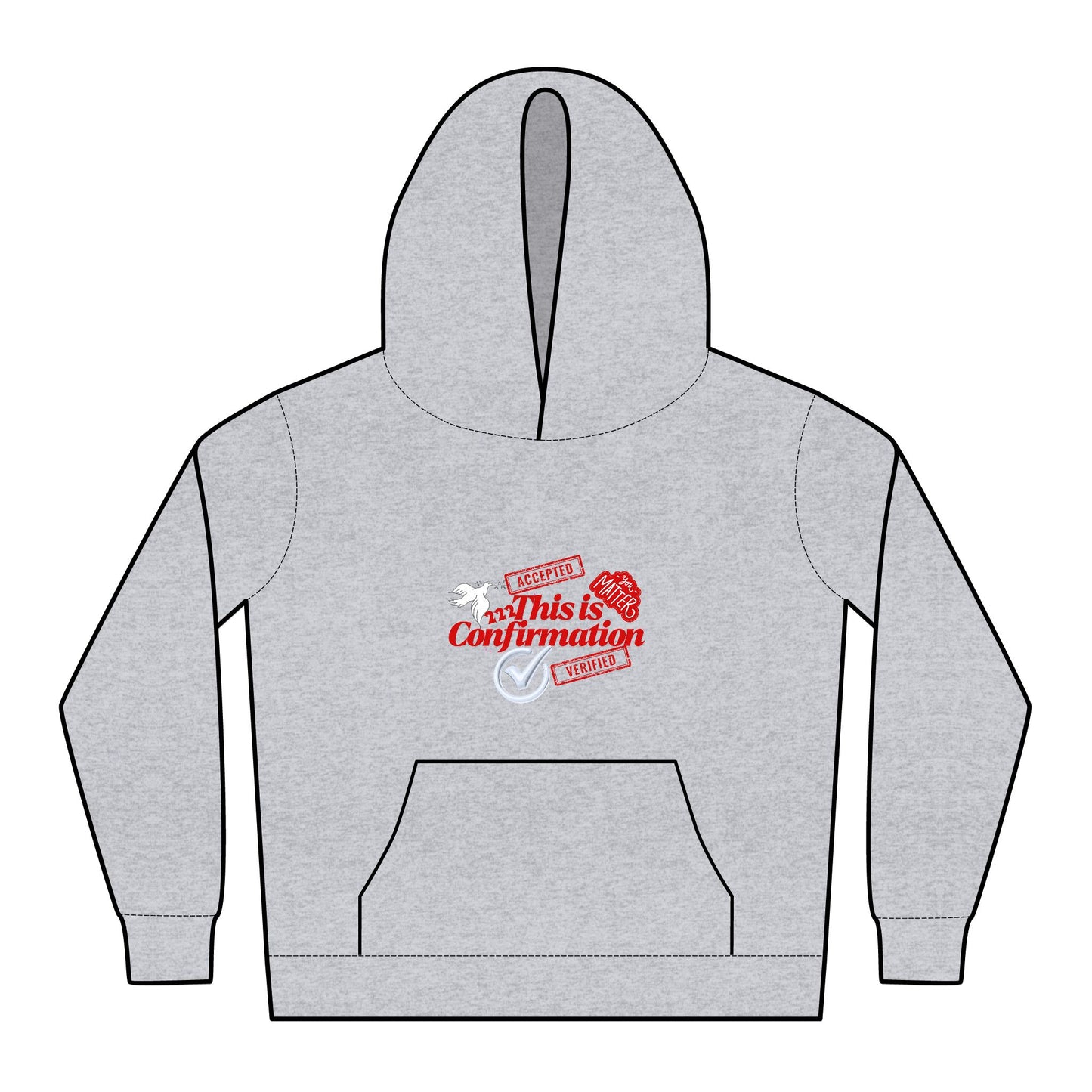 Kids Confirmation Hoodie - "This is Confirmation" Religious Youth Pullover