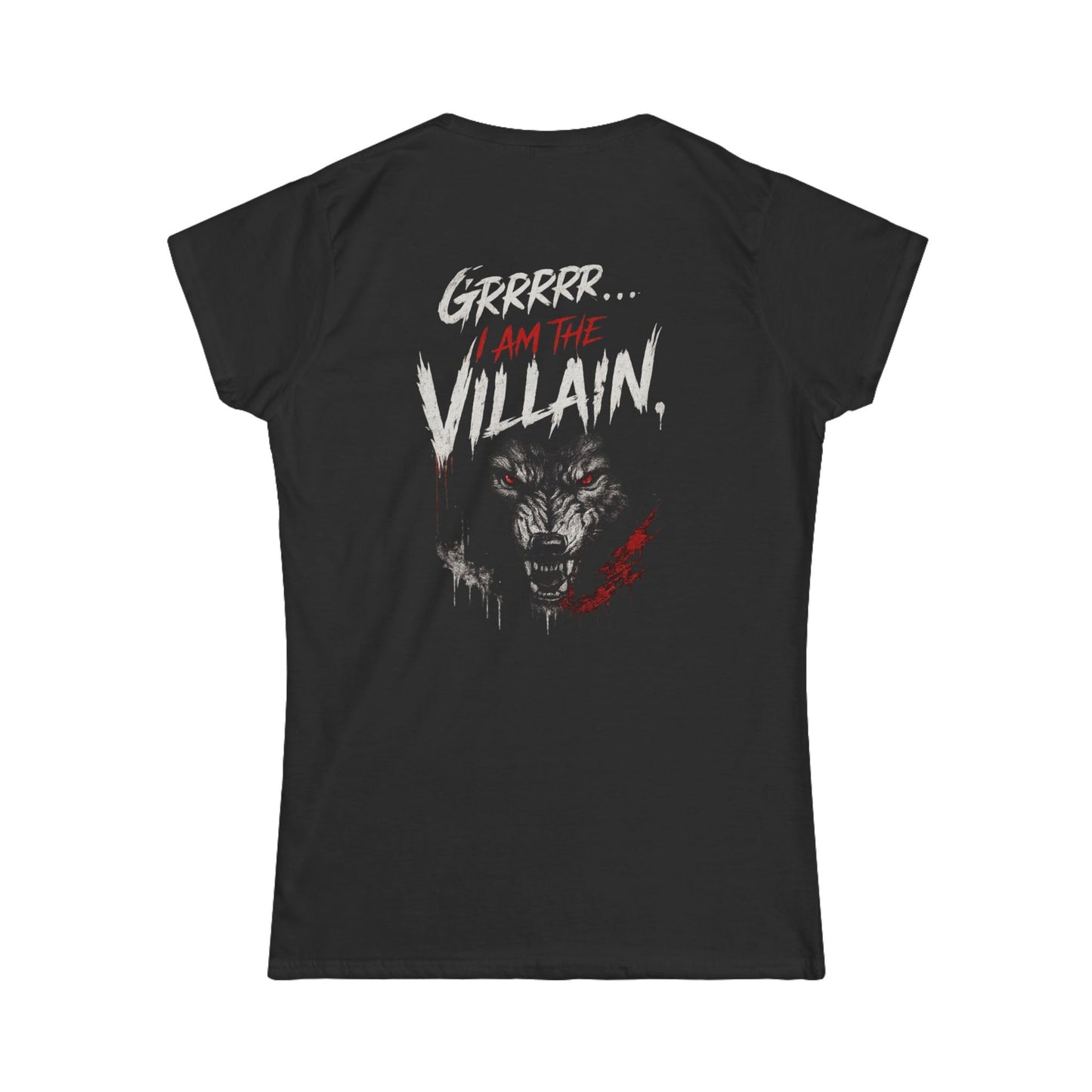 I Am The Villain Tee — Women's Horror Graphic T-Shirt
