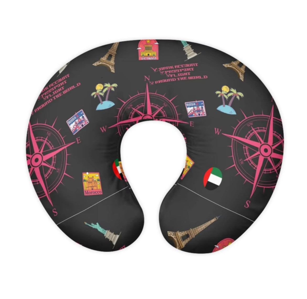 Around the world” Neck pillow