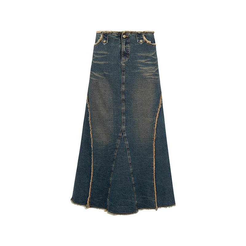 Heavy Denim Skirt for Girls