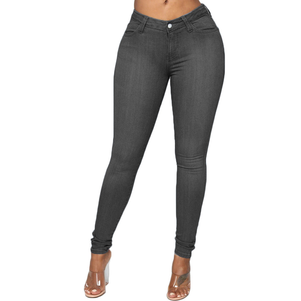 Plus Size Skinny Jeans Pencil Pants
