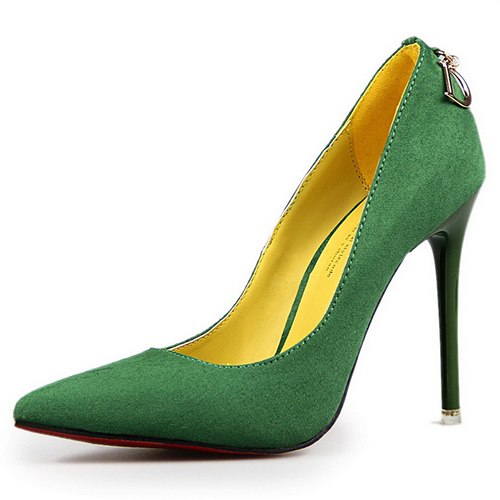 New Suede 10cm High Heel Pumps for Women