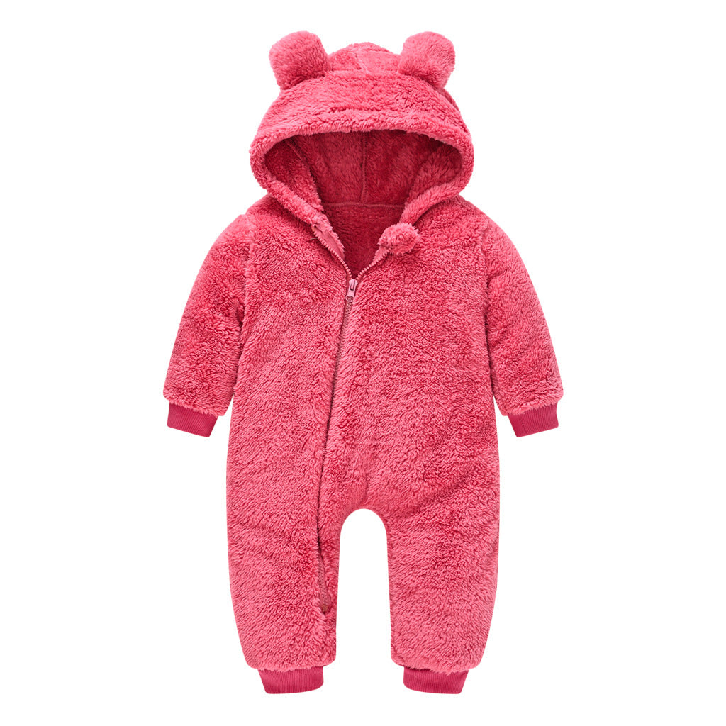Cute Wool Sweater Jumpsuit for Babies