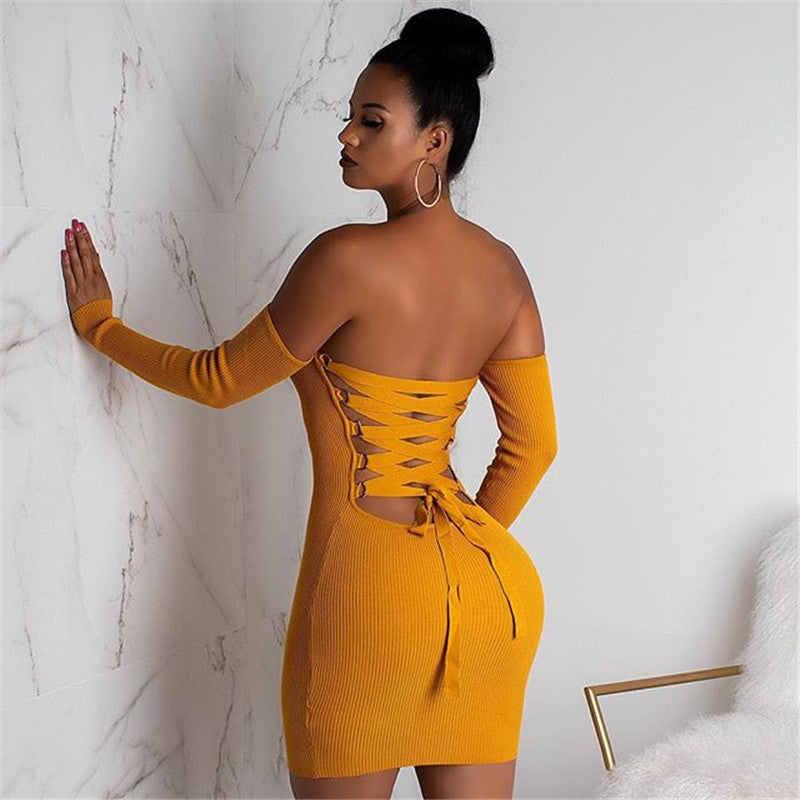 New Sexy Strapless Bodycon Dress for Women