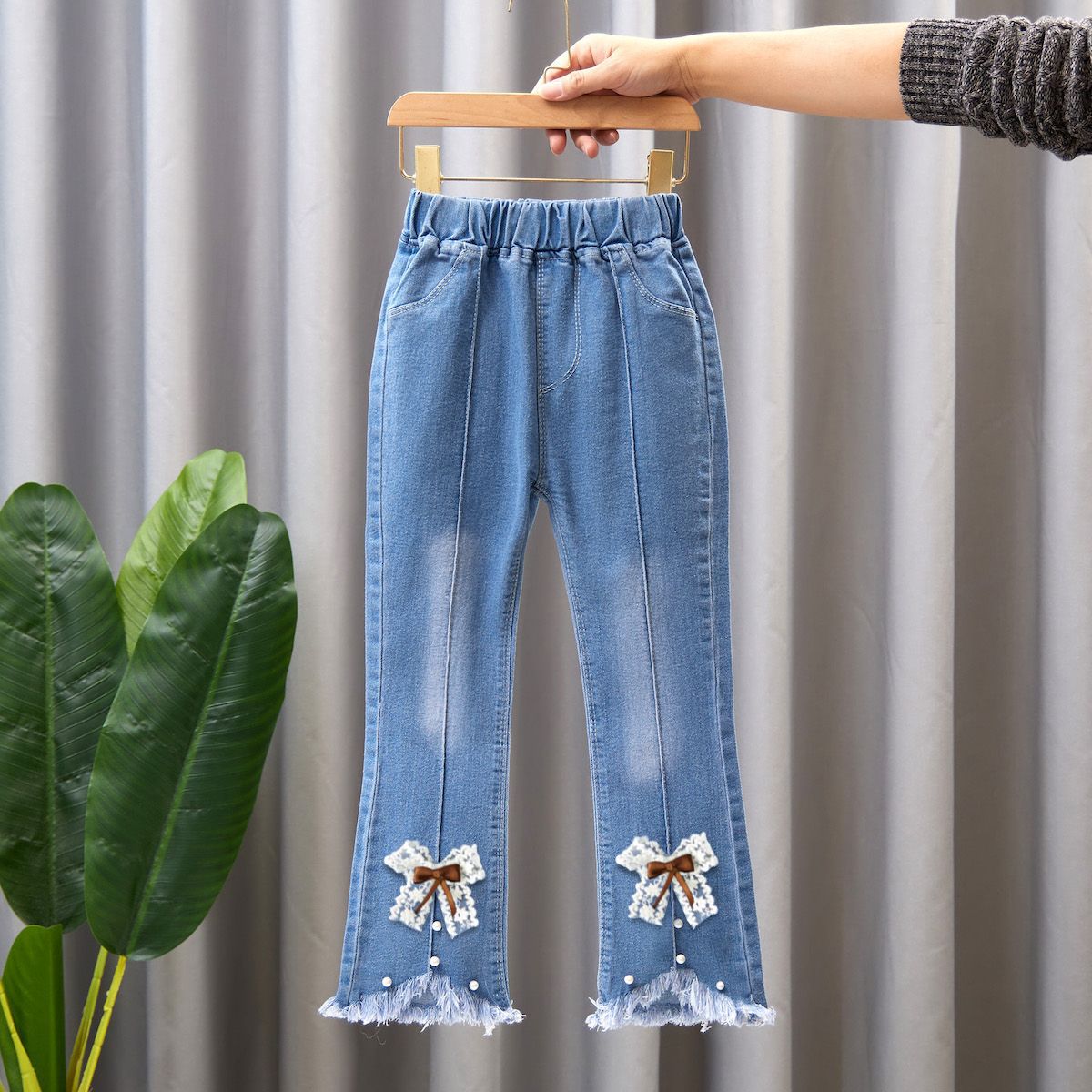 Children's Casual Denim Wide Leg Pants
