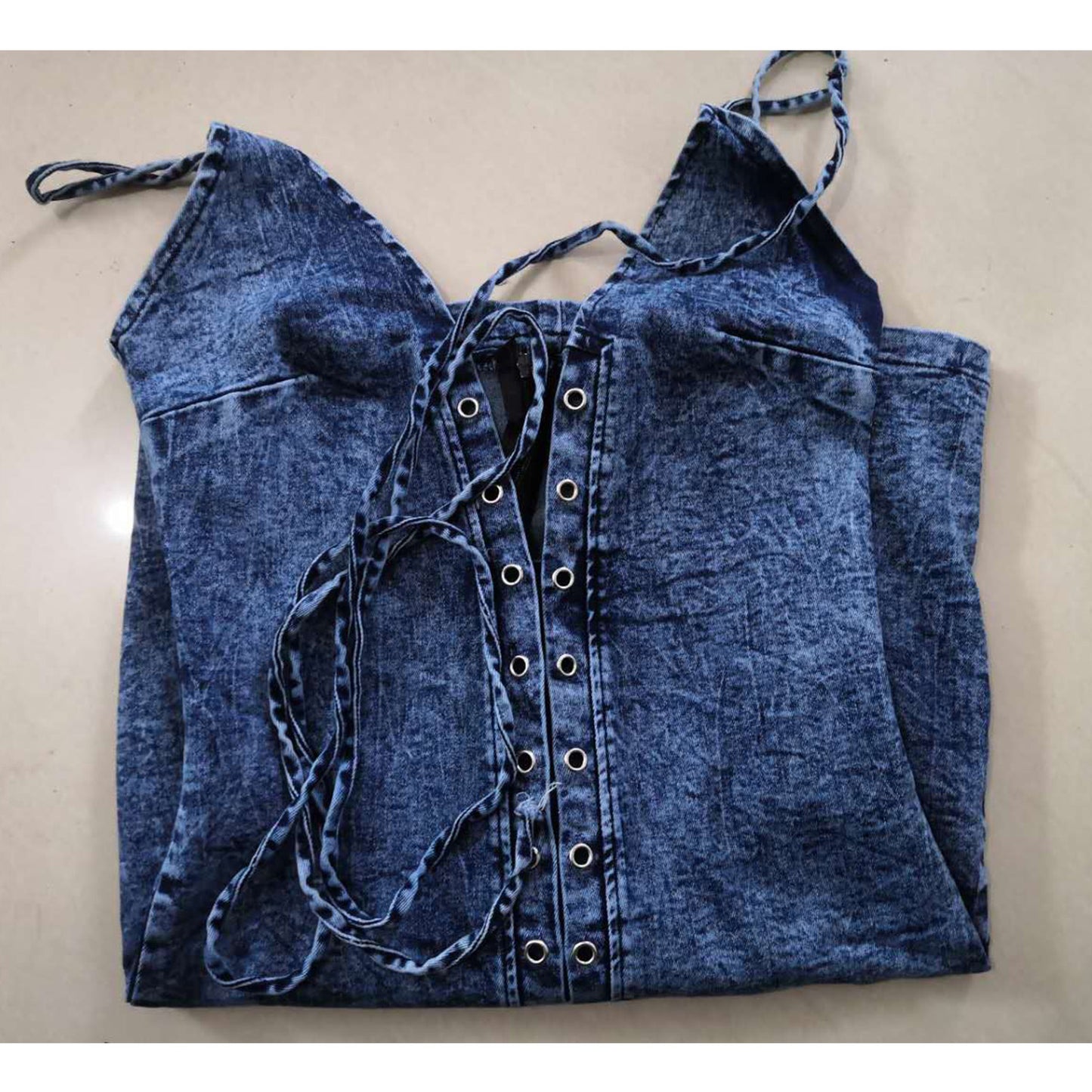 Stretchy Denim Bodycon Skirt