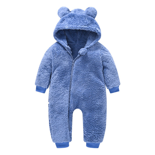 Cute Wool Sweater Jumpsuit for Babies