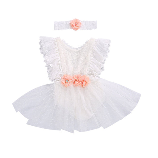 Newborn Girl Jumpsuit Romper Outfit