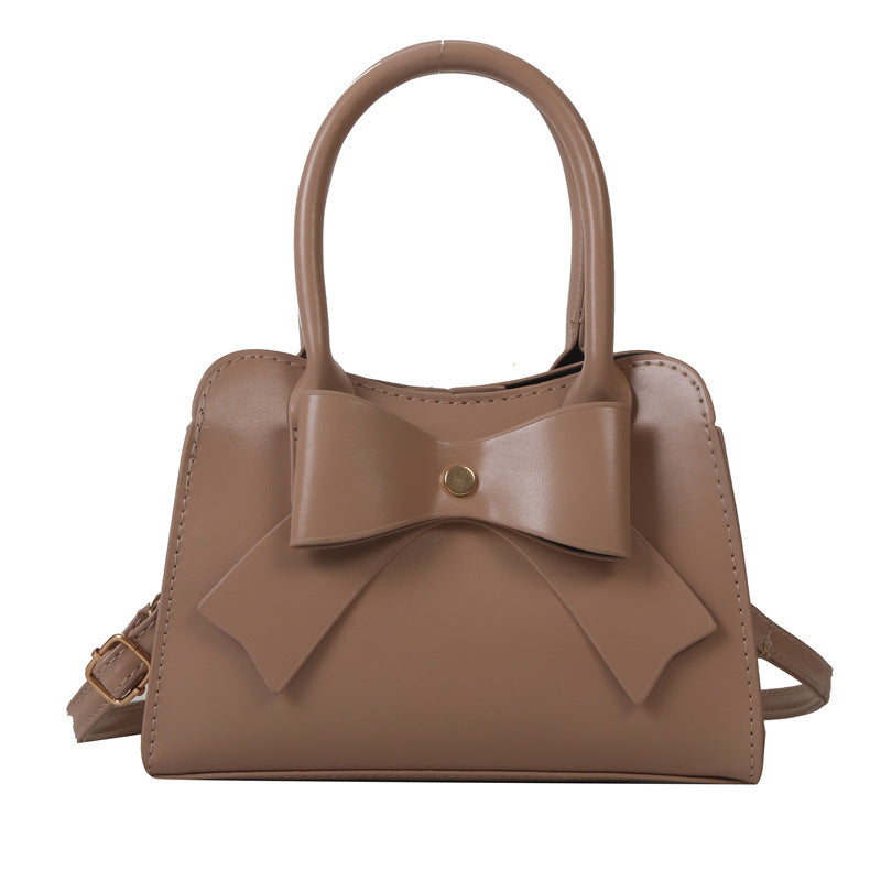 Summer New Ladies Solid Color Bowknot Messenger Bag