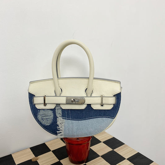 Retro Women's Denim All-Match Handbag