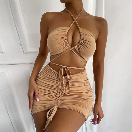 Women's Summer Hollow Out Sling Dress